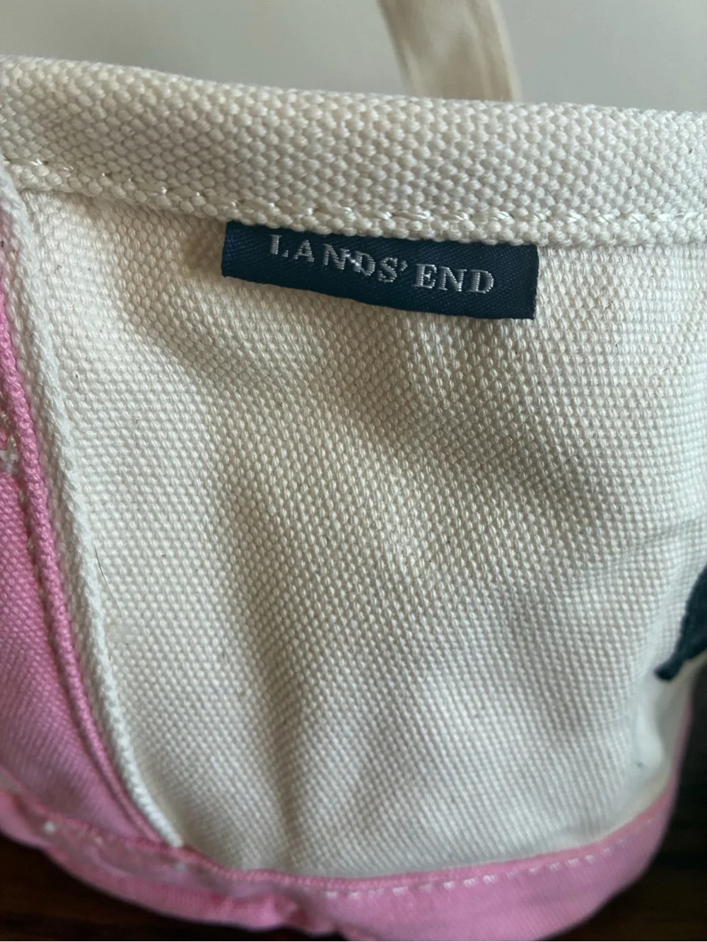 Lands End canvas tote